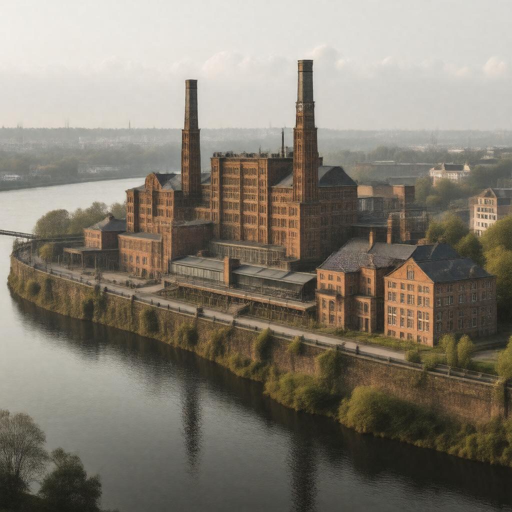 Click to view larger image AI-created image of Deptford Power Station