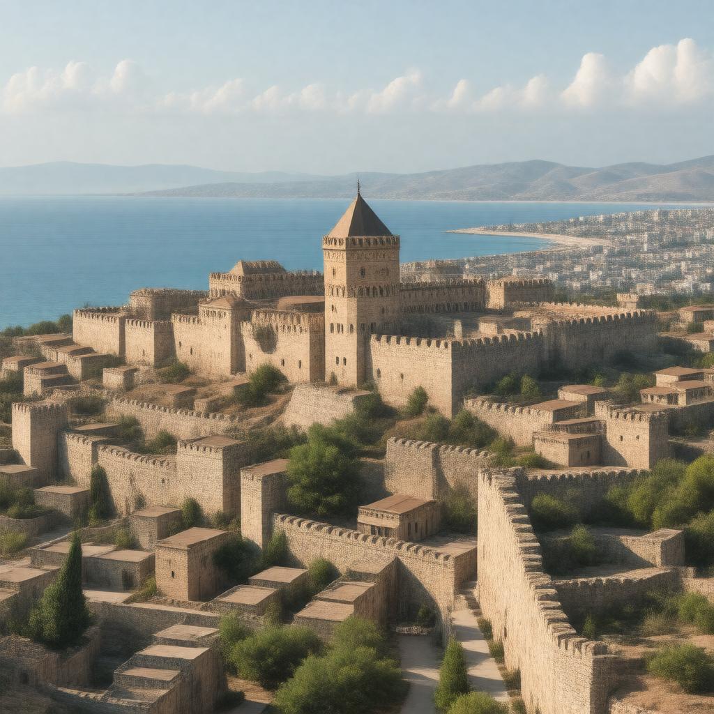 AI-created image of Derbent