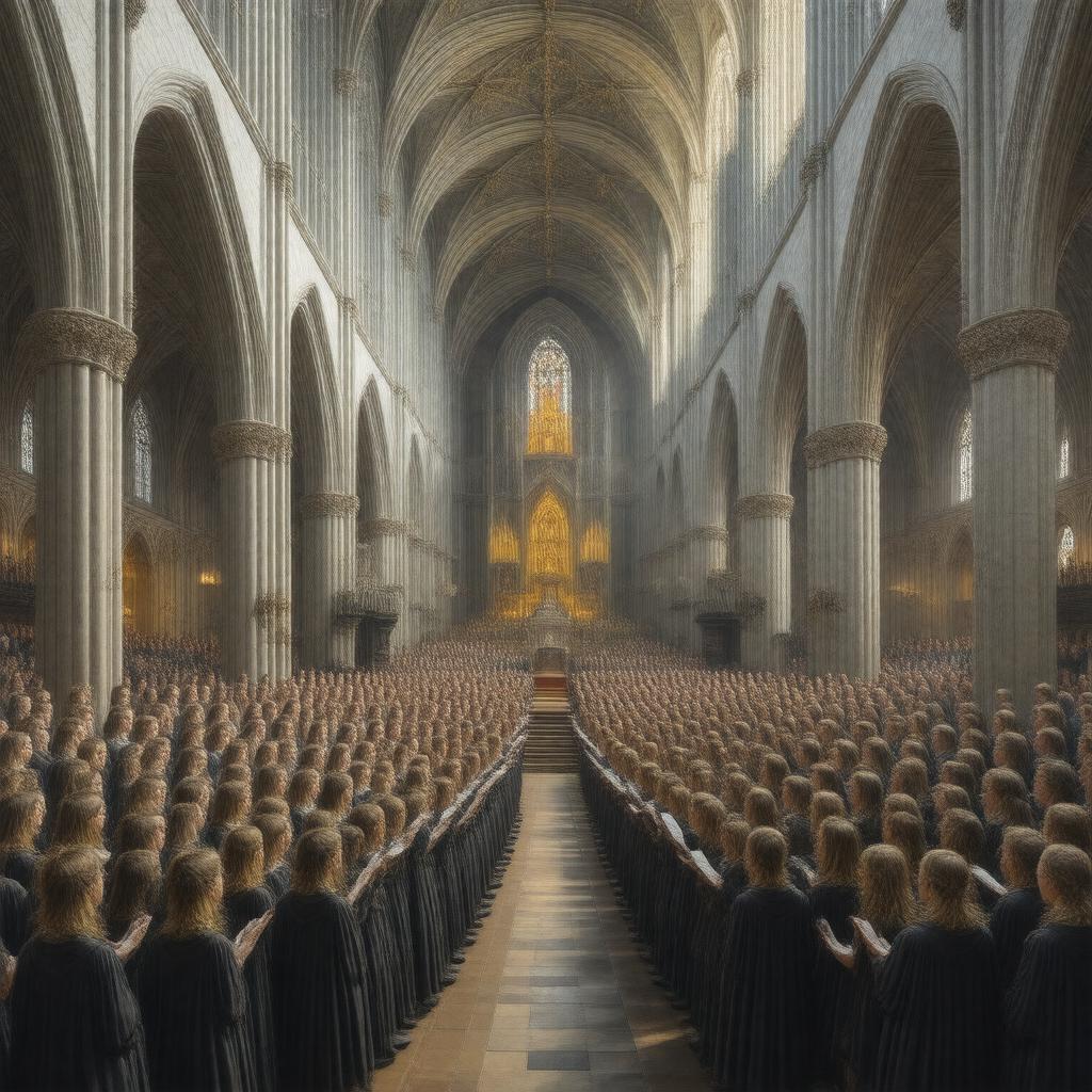 AI-created image of Derby Cathedral Choir