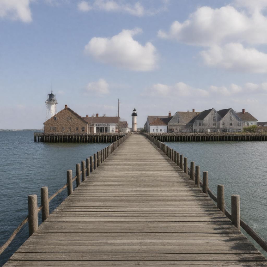 AI-created image of Derby Wharf