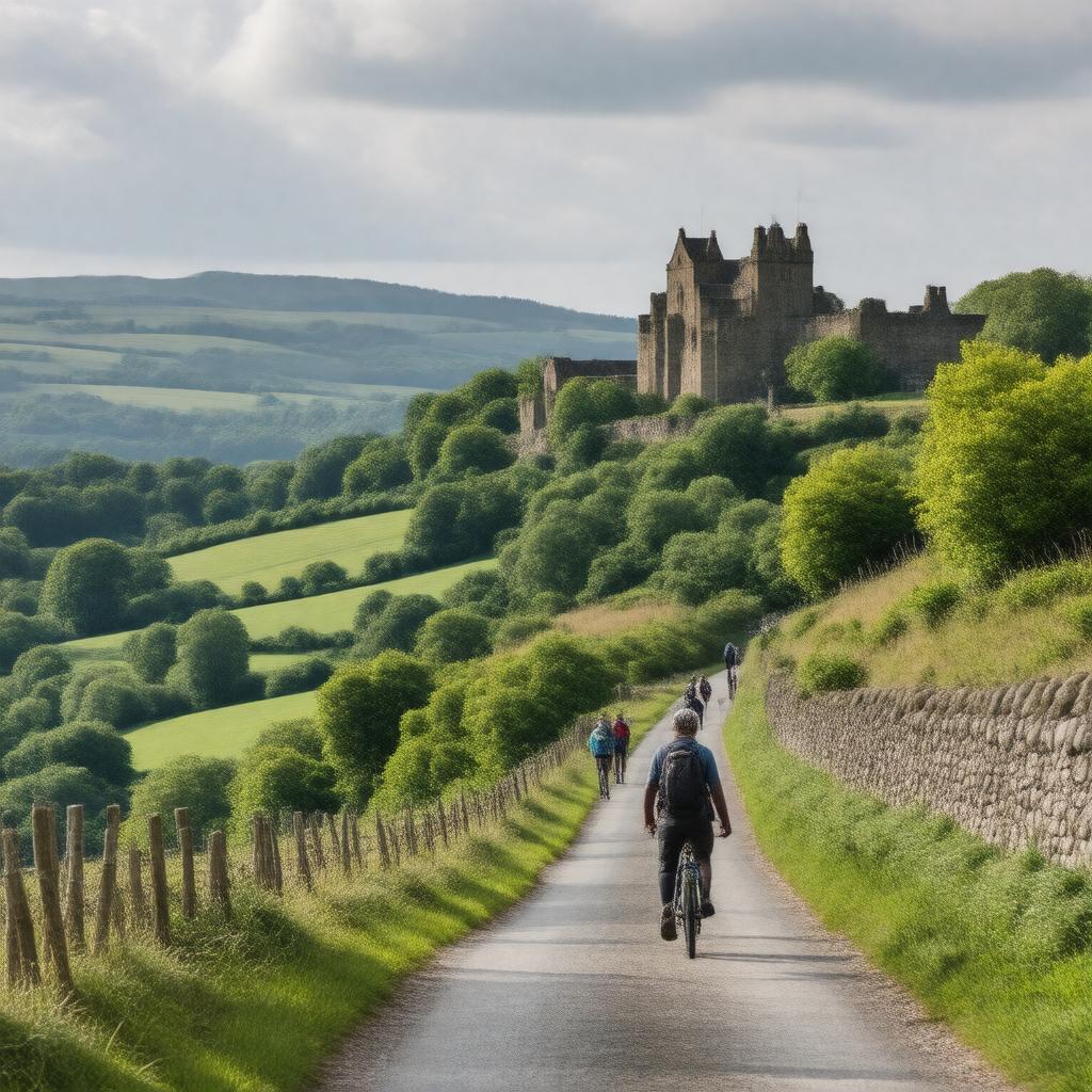AI-created image of Derbyshire, England