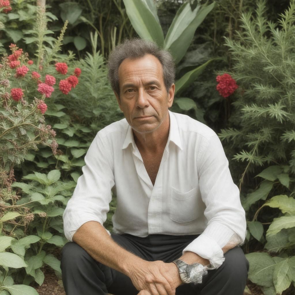 AI-created image of Derek Jarman