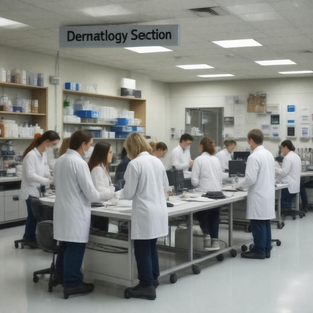 AI-created image of Dermatology Section
