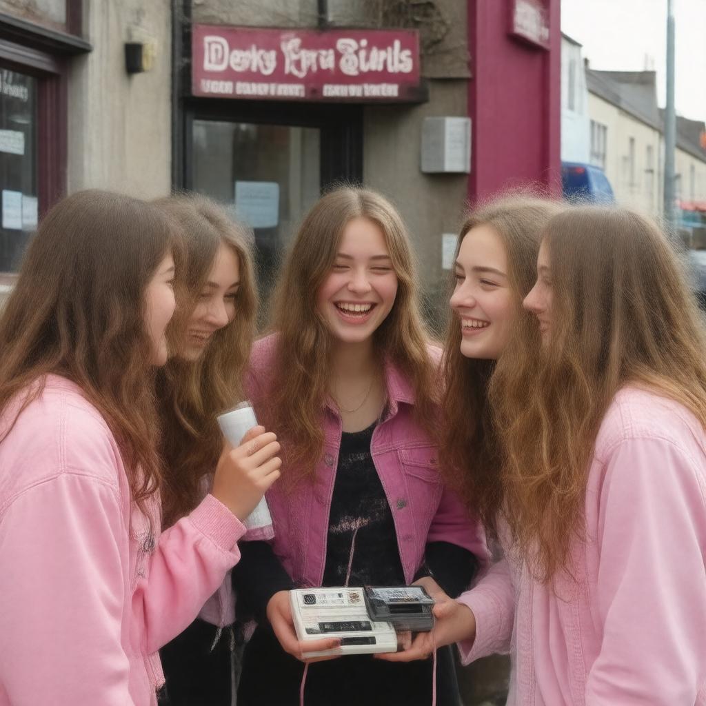 AI-created image of Derry Girls