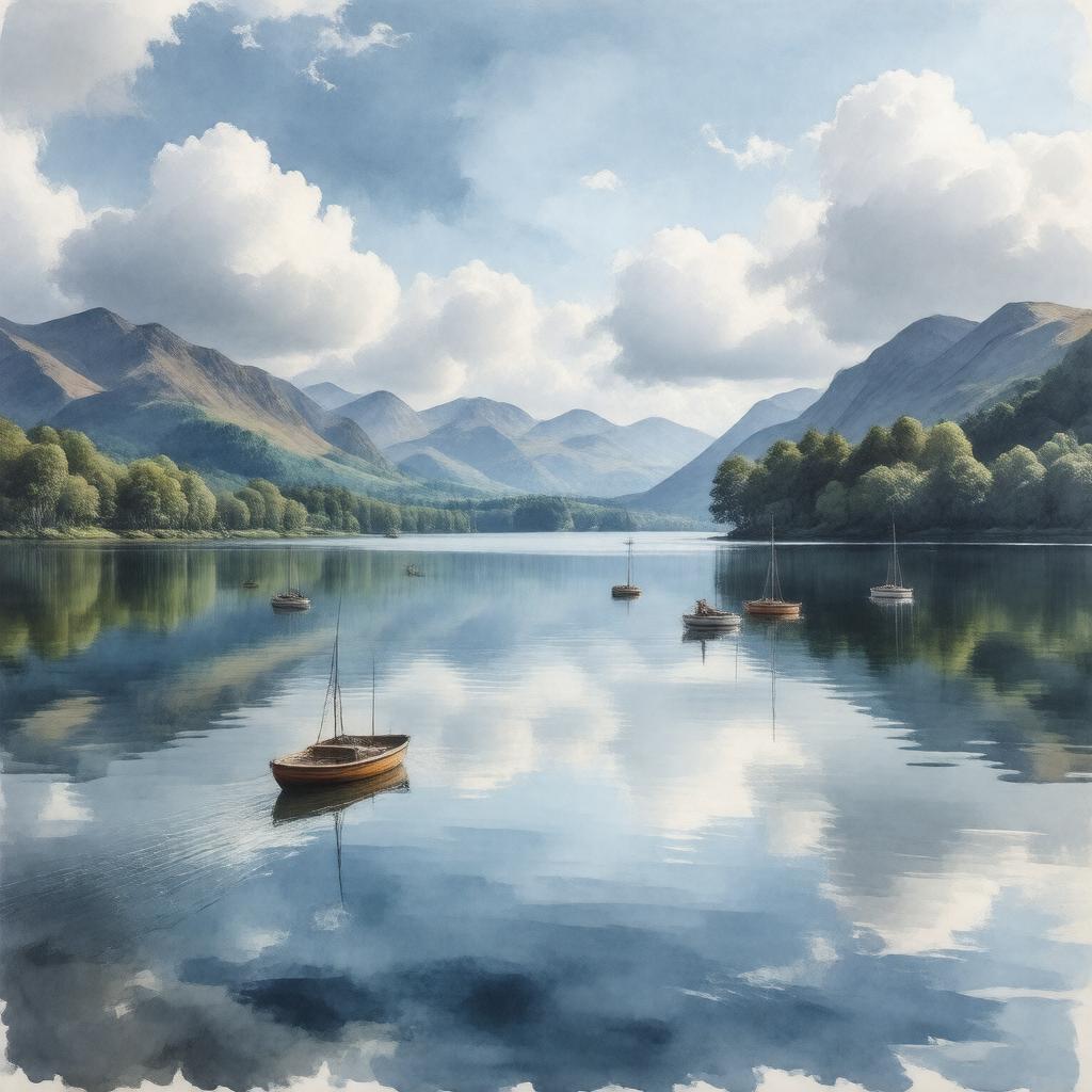 Click to view larger image AI-created image of Derwentwater