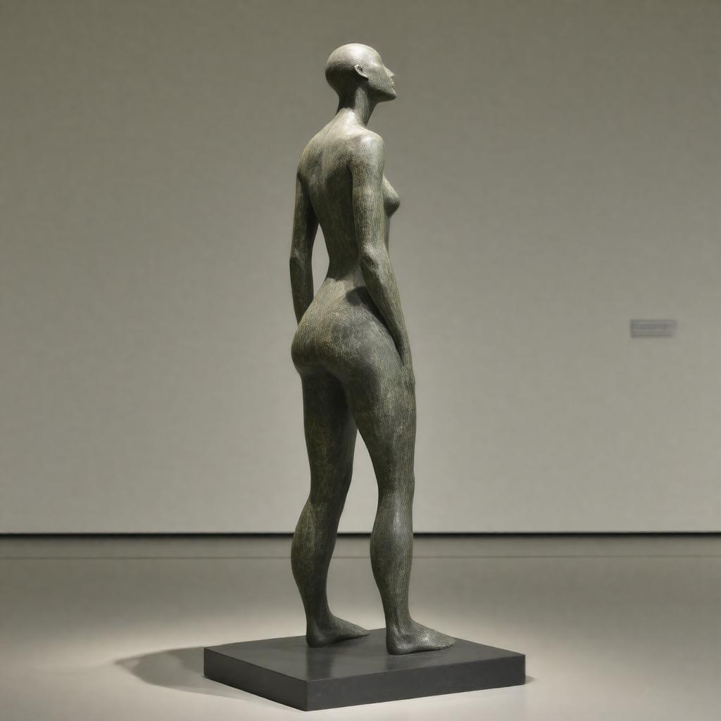 AI-created image of Descending Figure