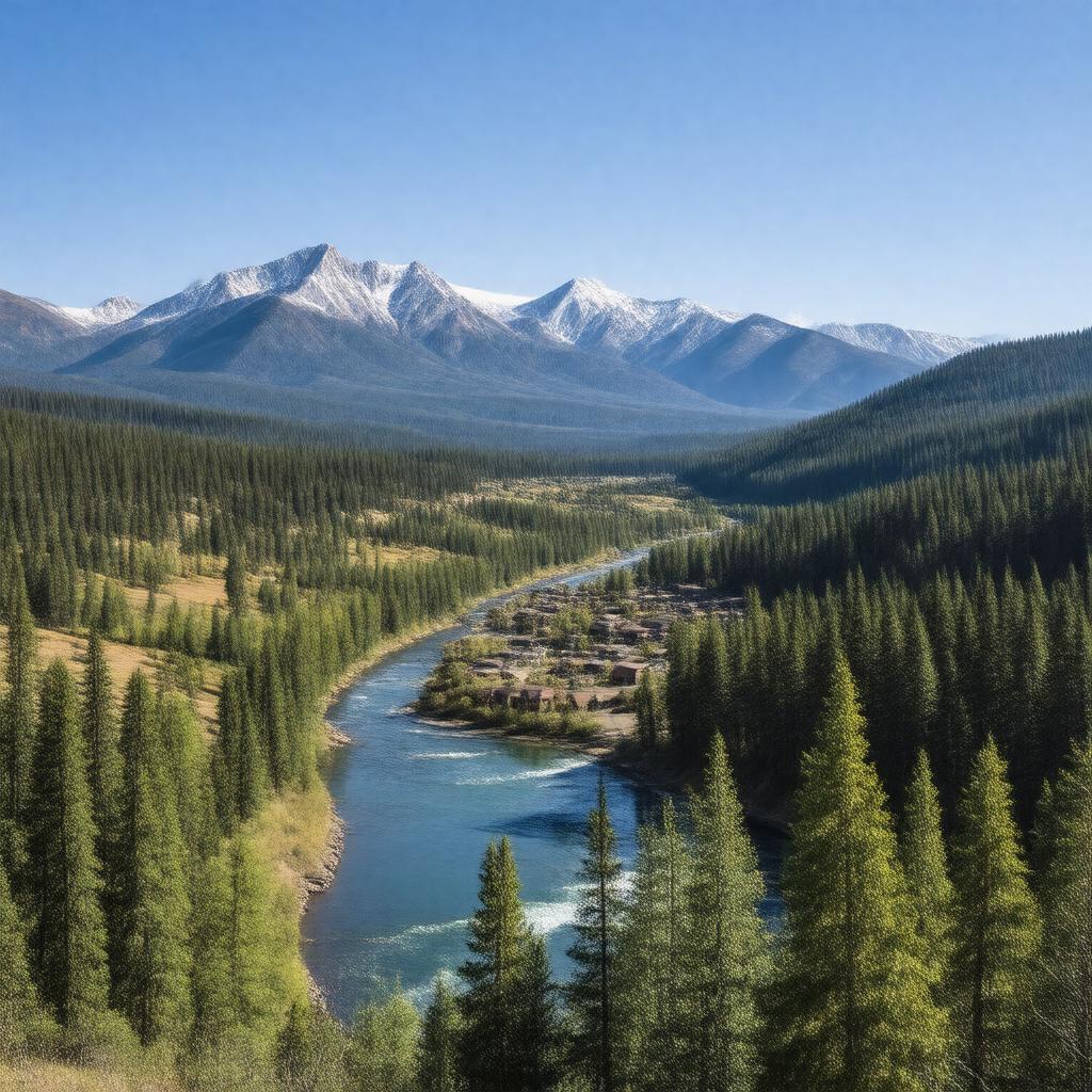 AI-created image of Deschutes County