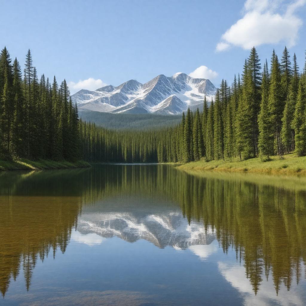 AI-created image of Deschutes National Forest