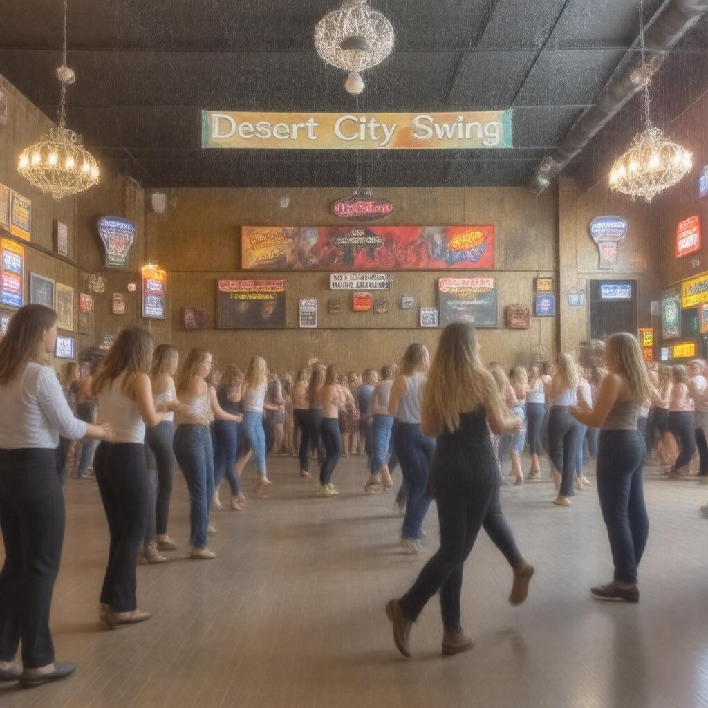 AI-created image of Desert City Swing