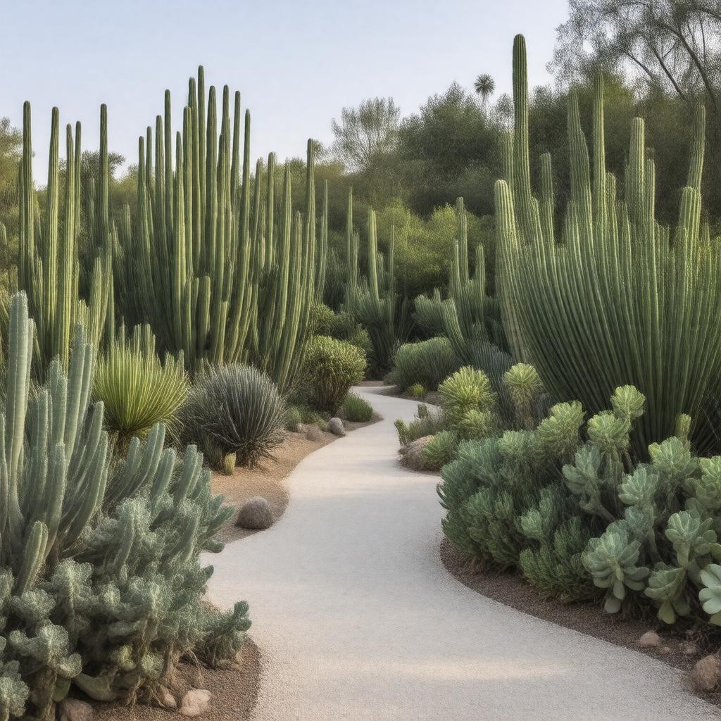 AI-created image of Desert Garden