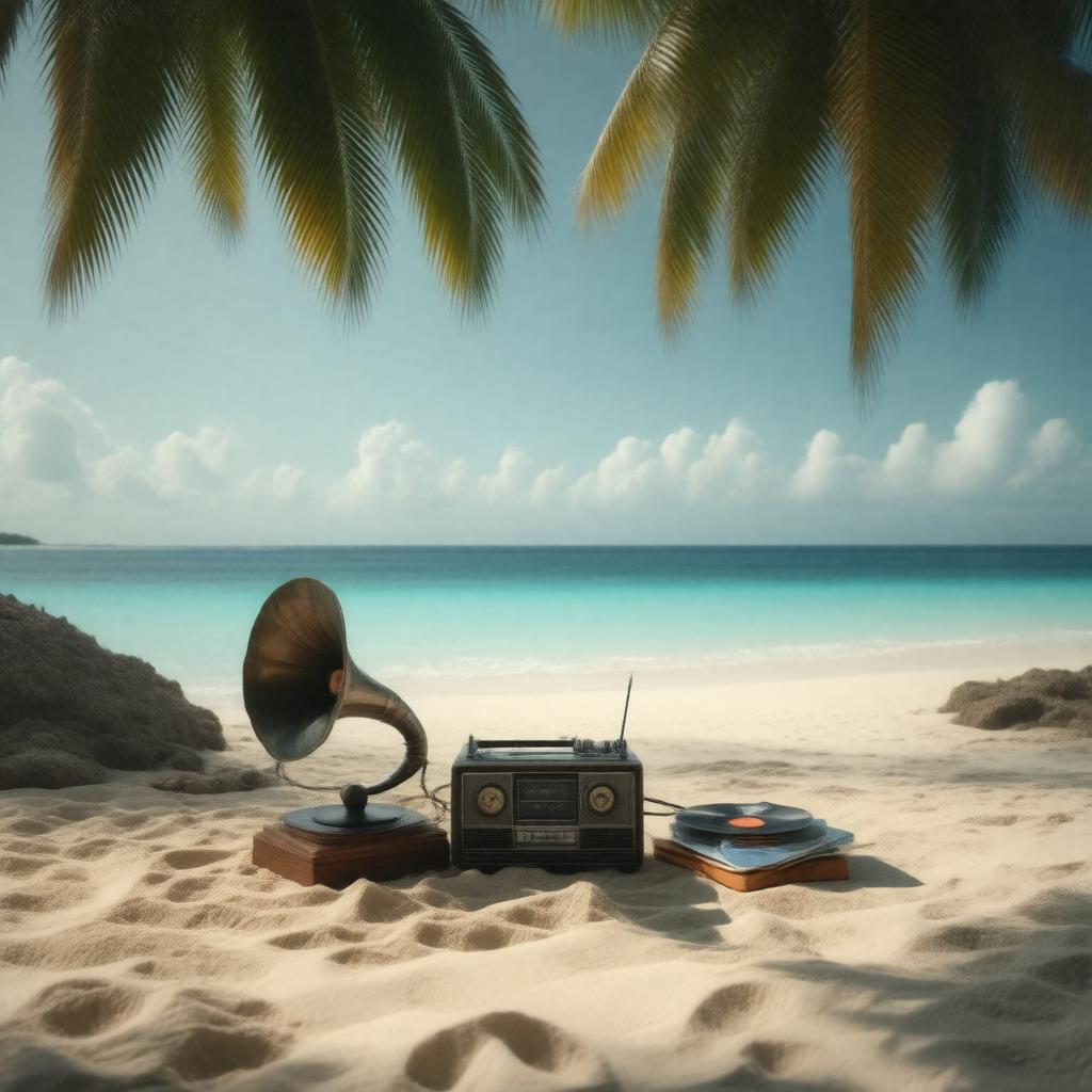 AI-created image of Desert Island Discs