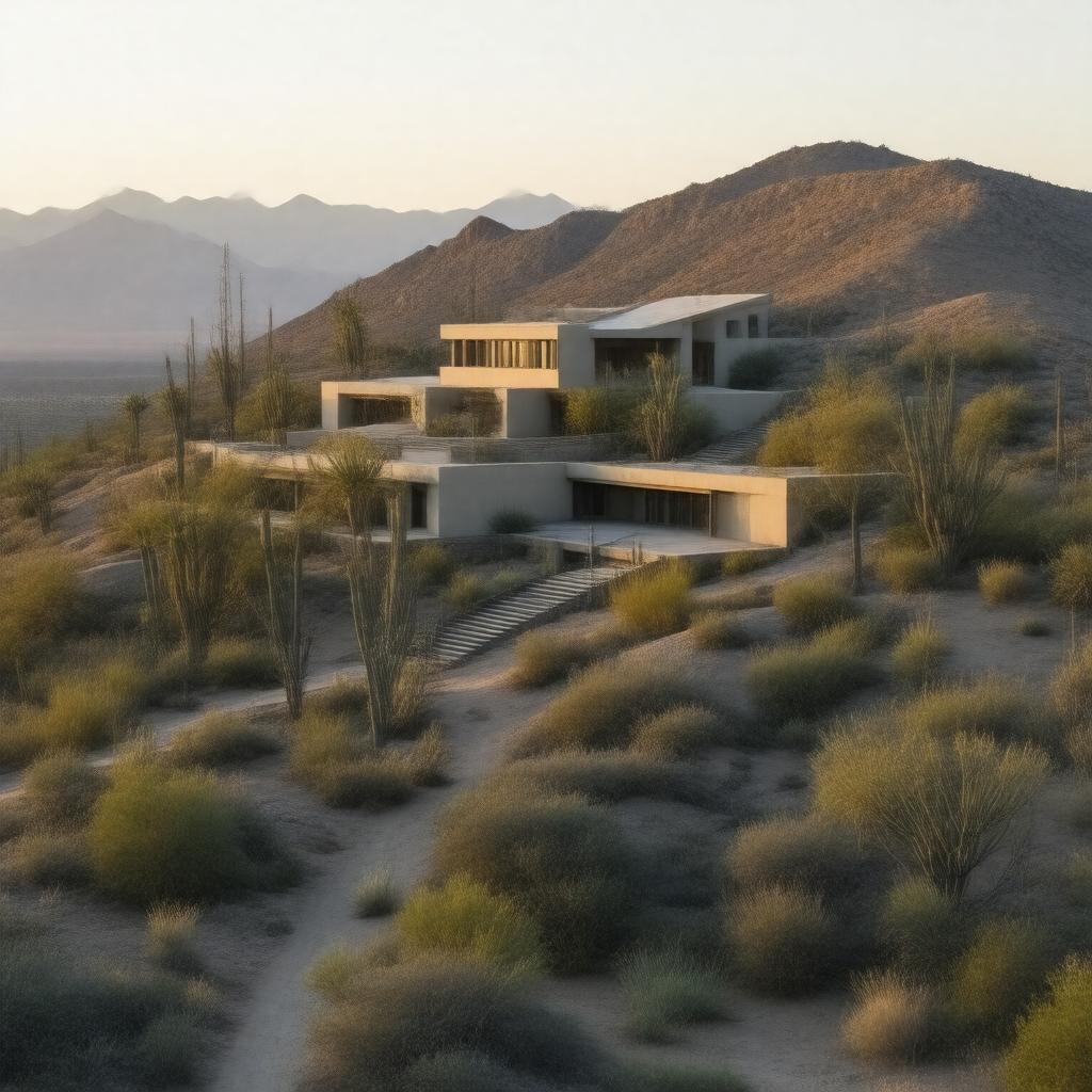 Click to view larger image AI-created image of Desert Laboratory on Tumamoc Hill