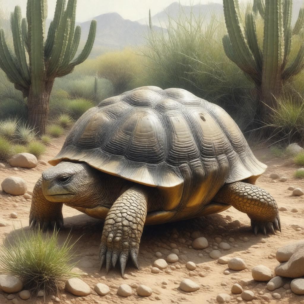 AI-created image of Desert tortoise
