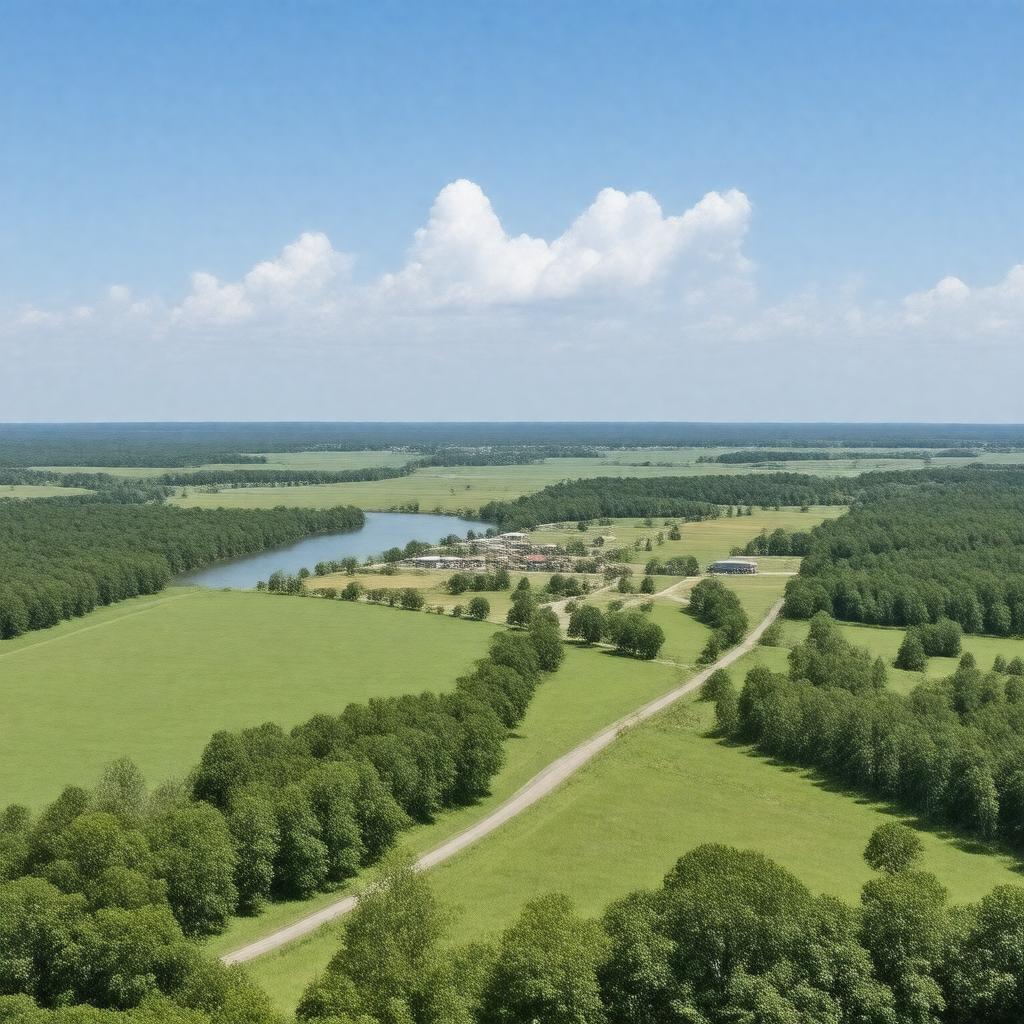 AI-created image of Desha County, Arkansas