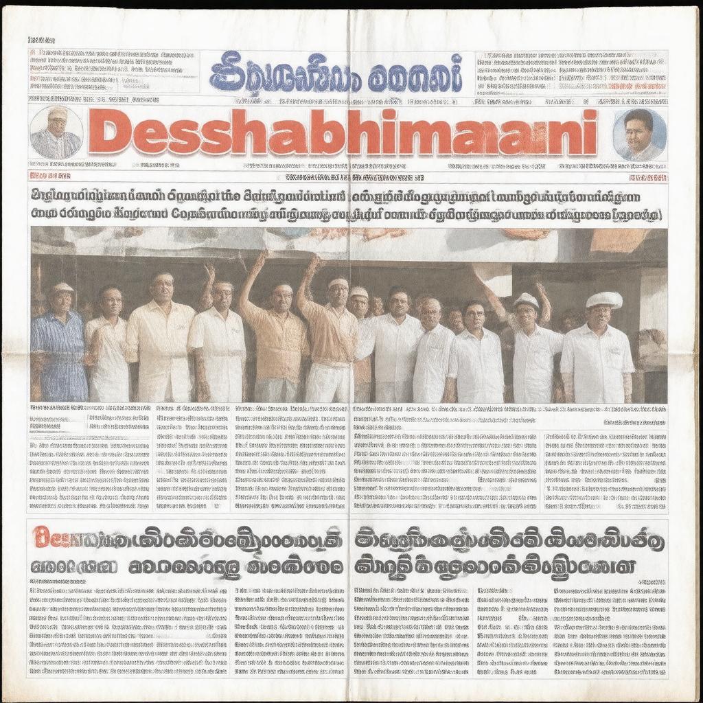 Click to view larger image AI-created image of Deshabhimani