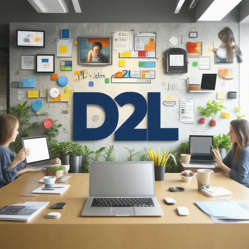 Click to view larger image AI-created image of Desire2Learn