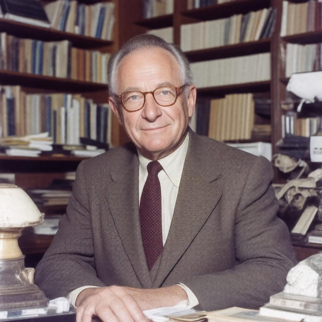 AI-created image of Desmond Morris