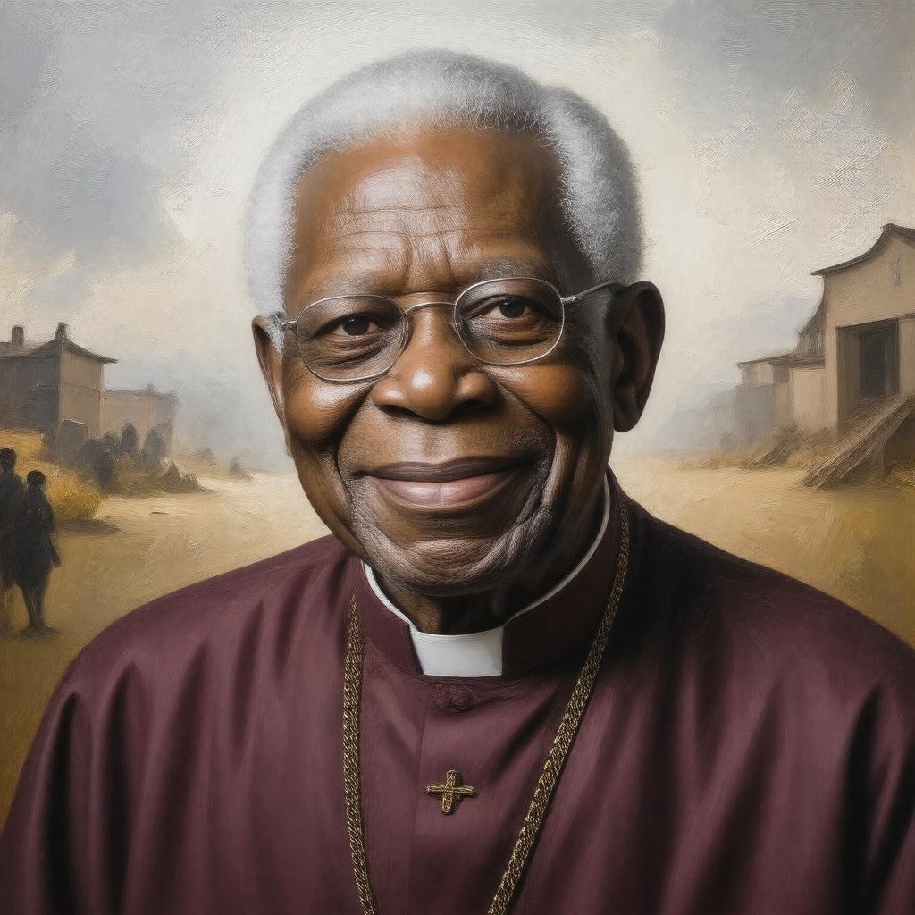 AI-created image of Desmond Mpilo Tutu