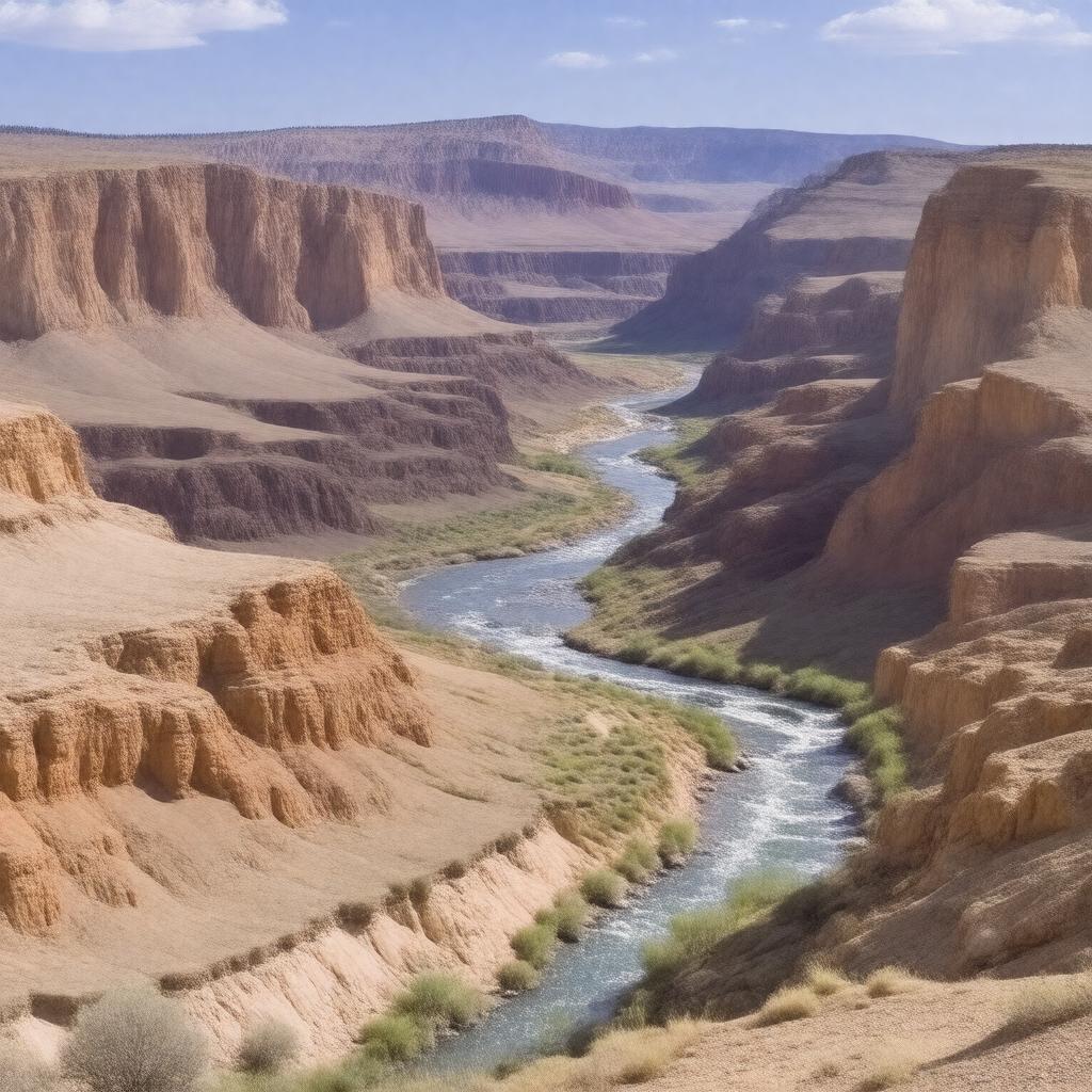 Click to view larger image AI-created image of Desolation Canyon