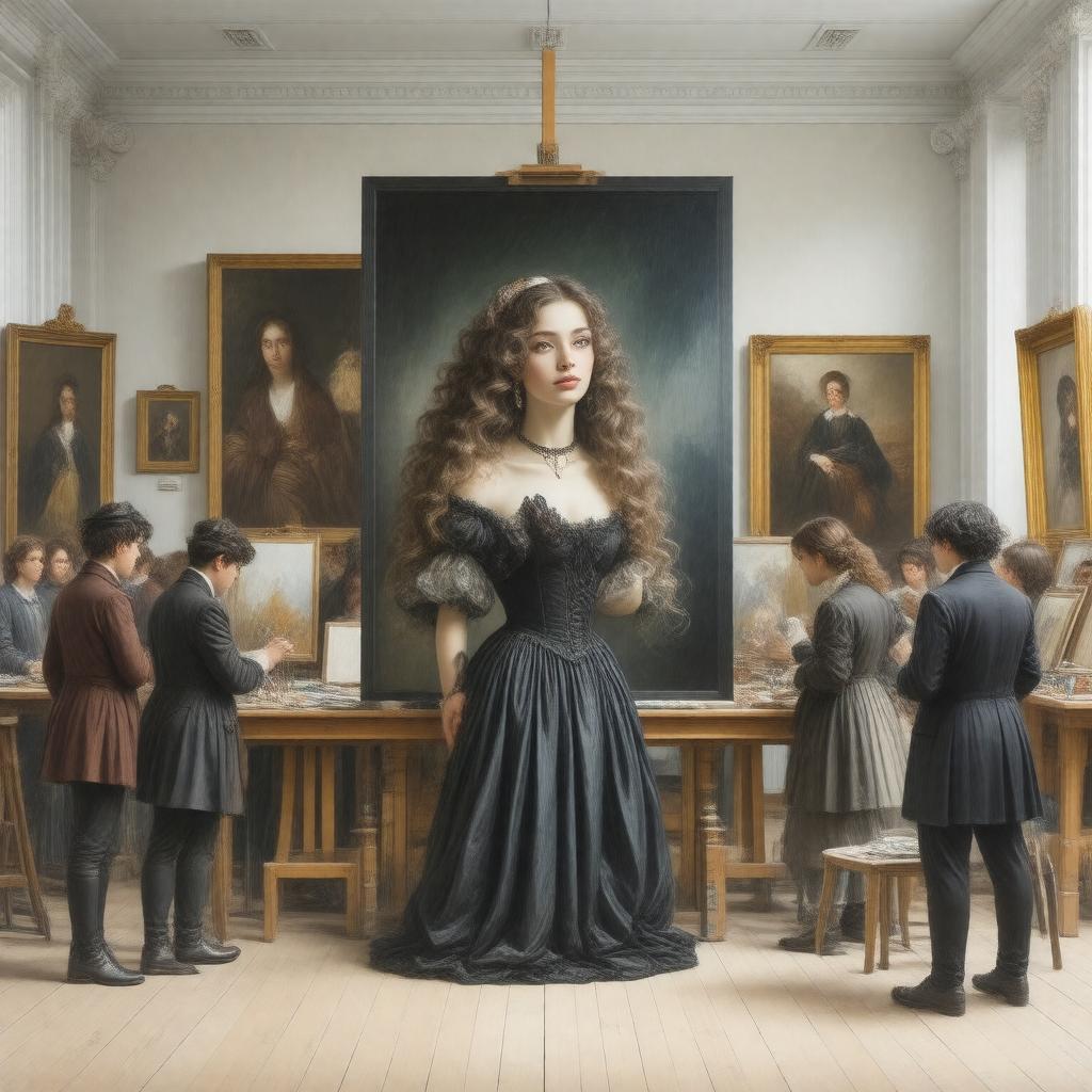 AI-created image of Desperate Romantics (TV series)