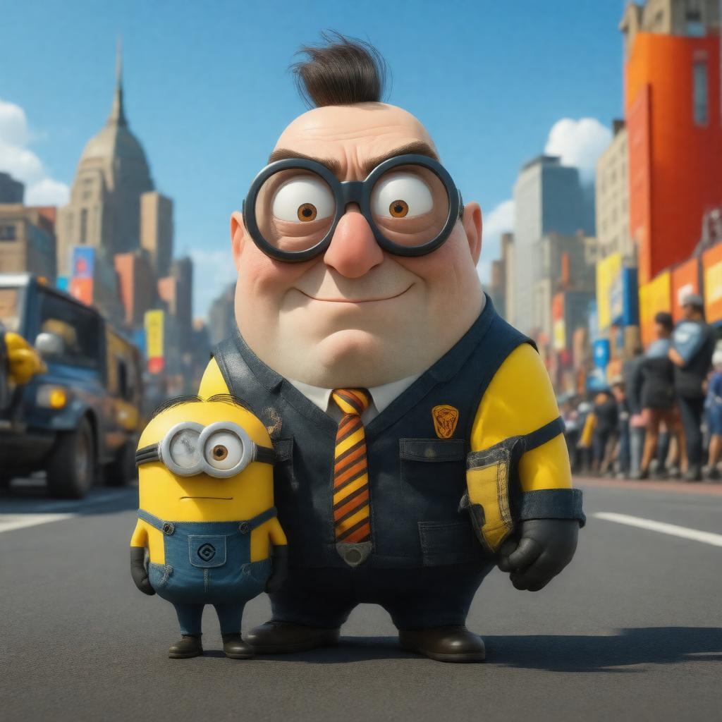 AI-created image of Despicable Me 3 (2017 film)
