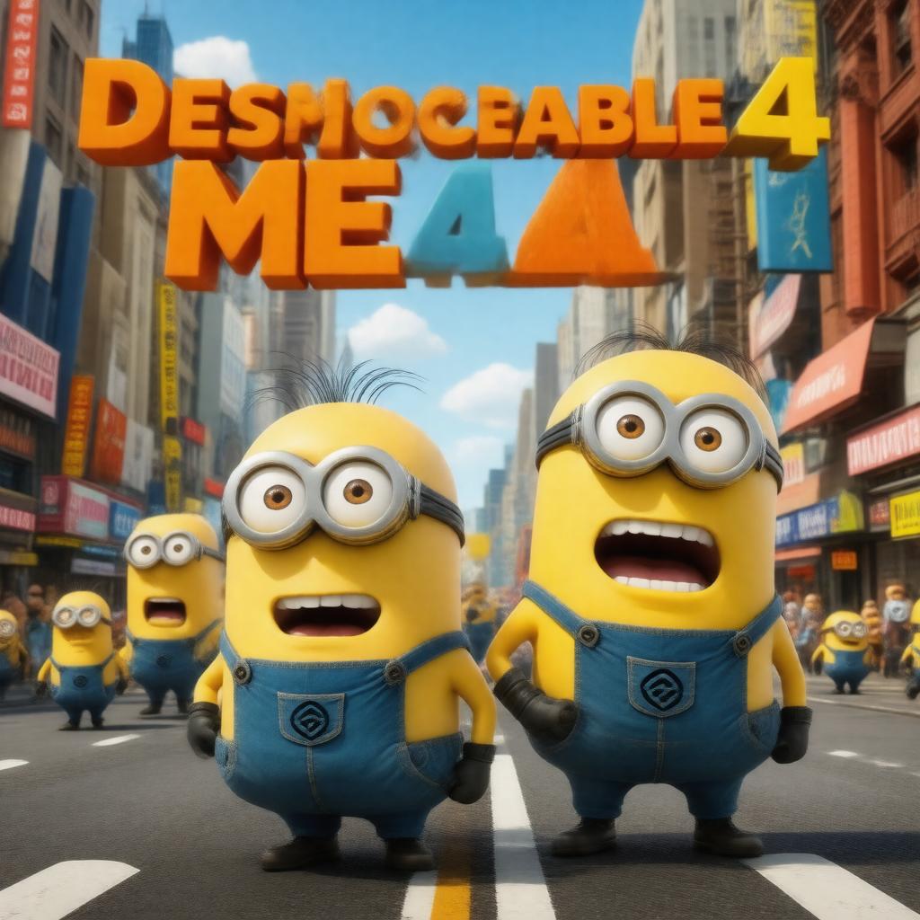 AI-created image of Despicable Me 4 (2024 film)
