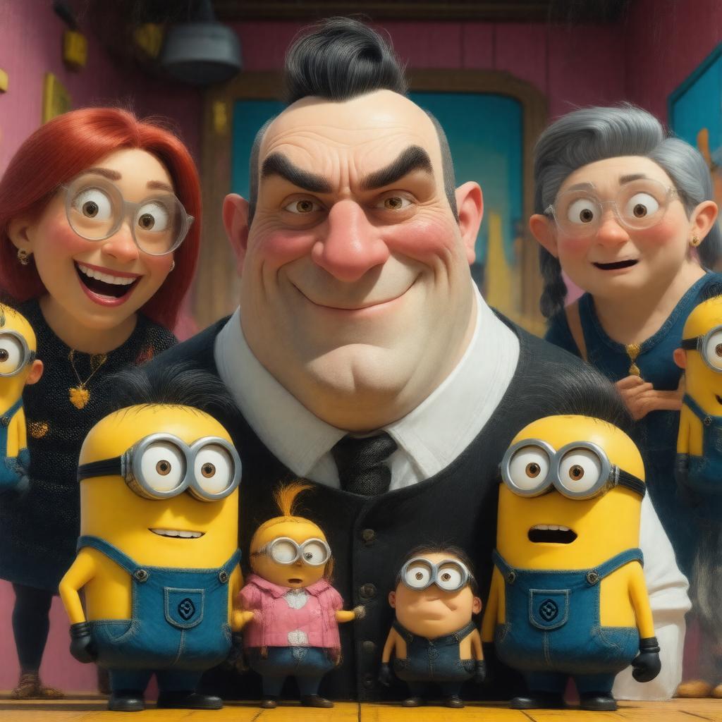 AI-created image of Despicable Me (film series)