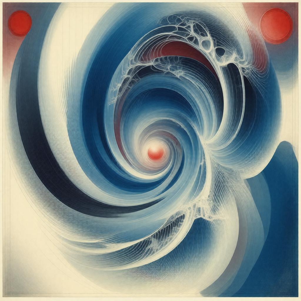 Click to view larger image AI-created image of Deterministic Nonperiodic Flow (1963)