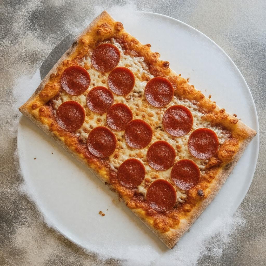 Click to view larger image AI-created image of Detroit-style pizza