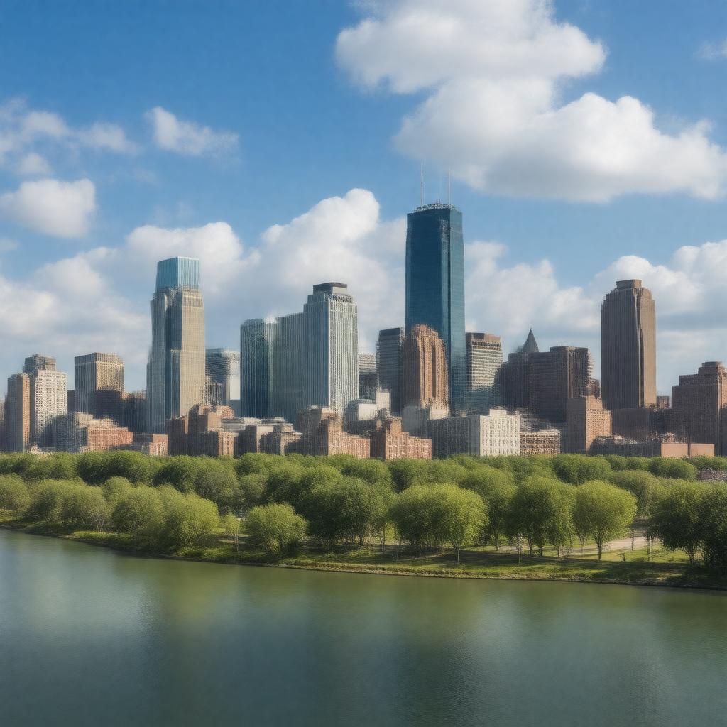 AI-created image of Detroit, Michigan, United States