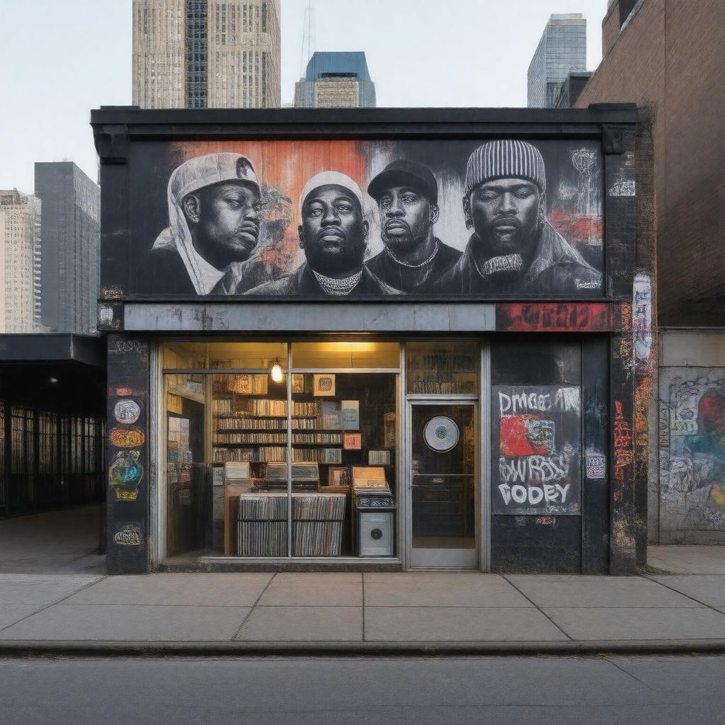 AI-created image of Detroit hip hop