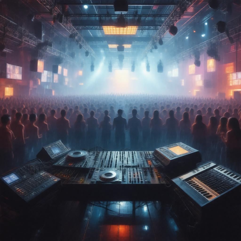 AI-created image of Detroit techno