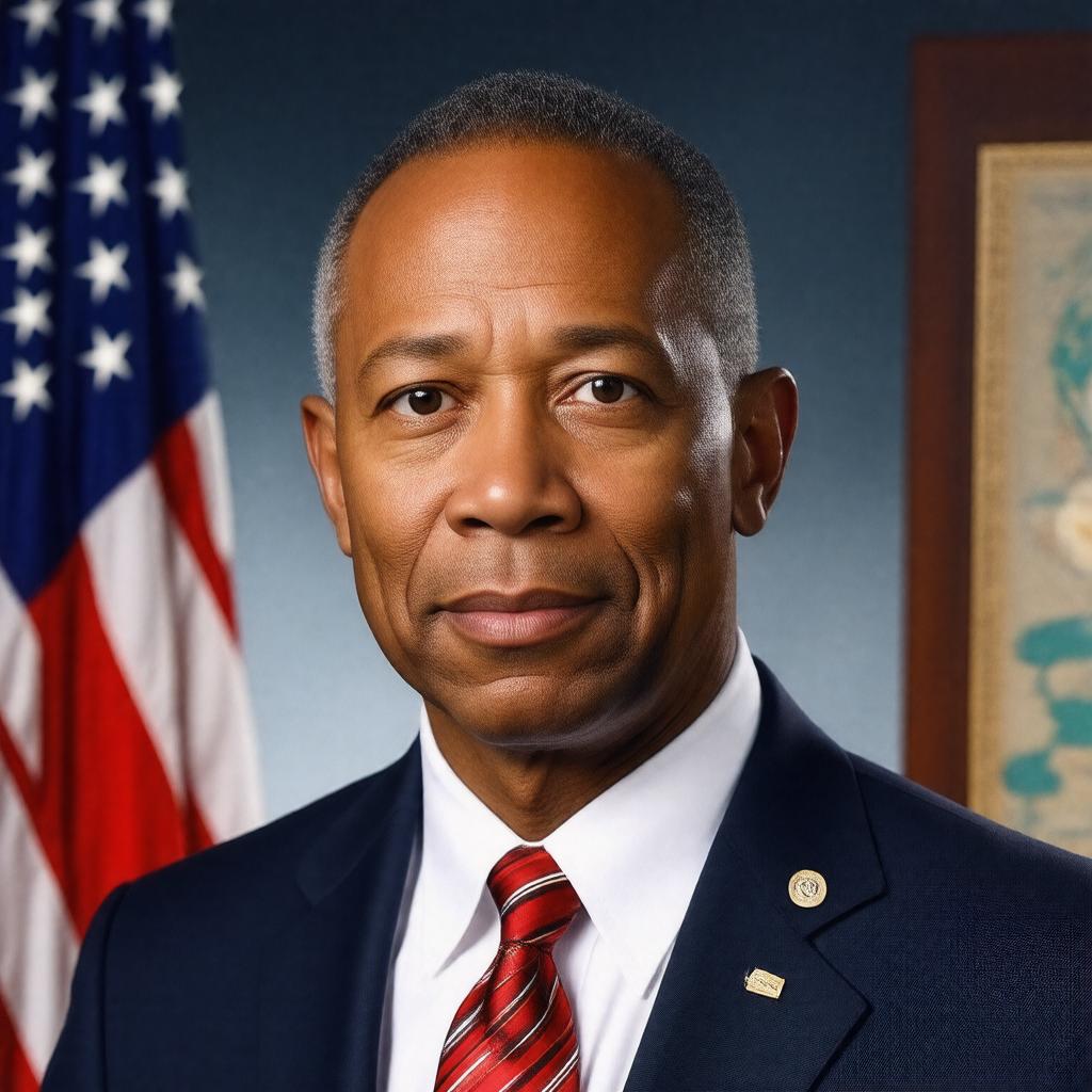 AI-created image of Deval Patrick