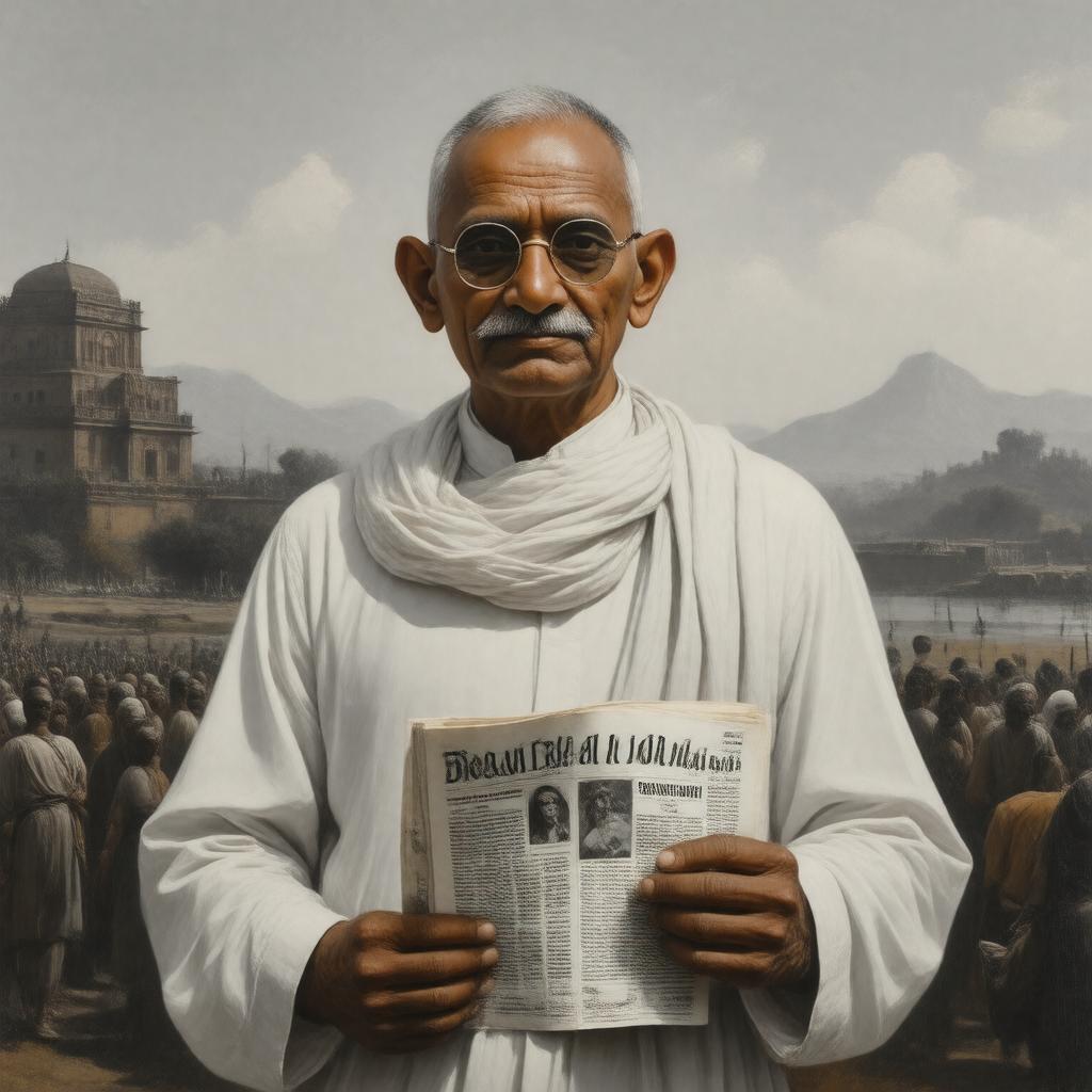 AI-created image of Devdas Gandhi
