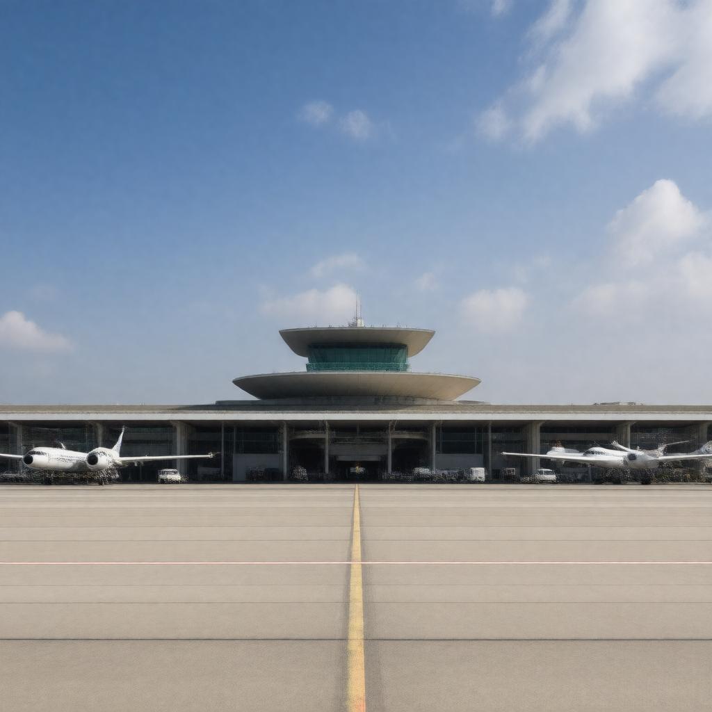 AI-created image of Devi Ahilya Bai Holkar Airport (Indore)