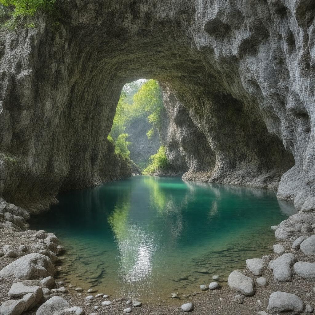 AI-created image of Devil's Well