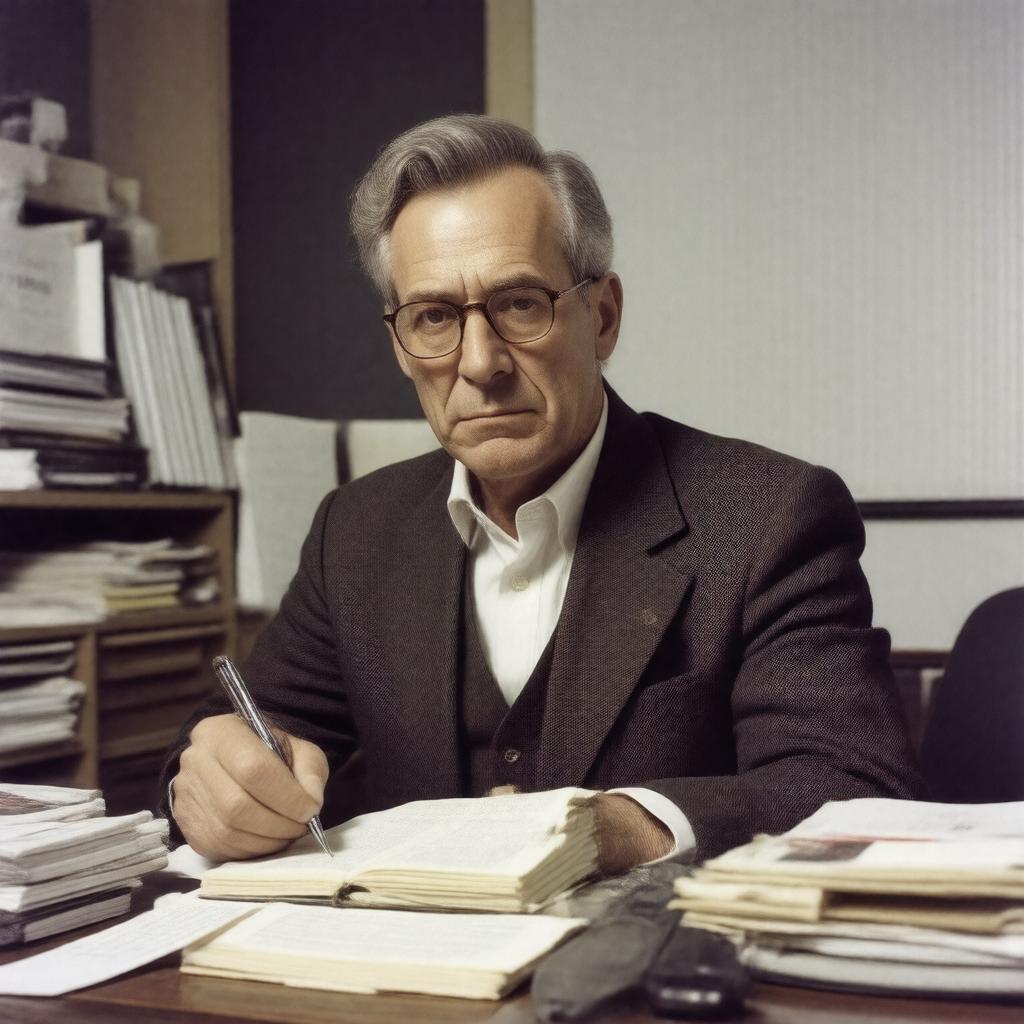 AI-created image of Dexter Filkins