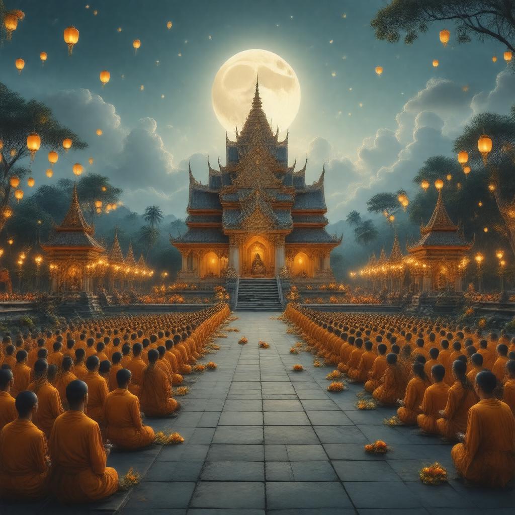 AI-created image of Dhamma Day