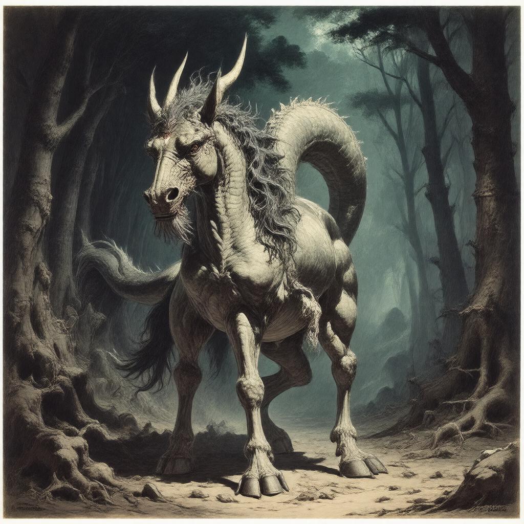 AI-created image of Dhenukasura