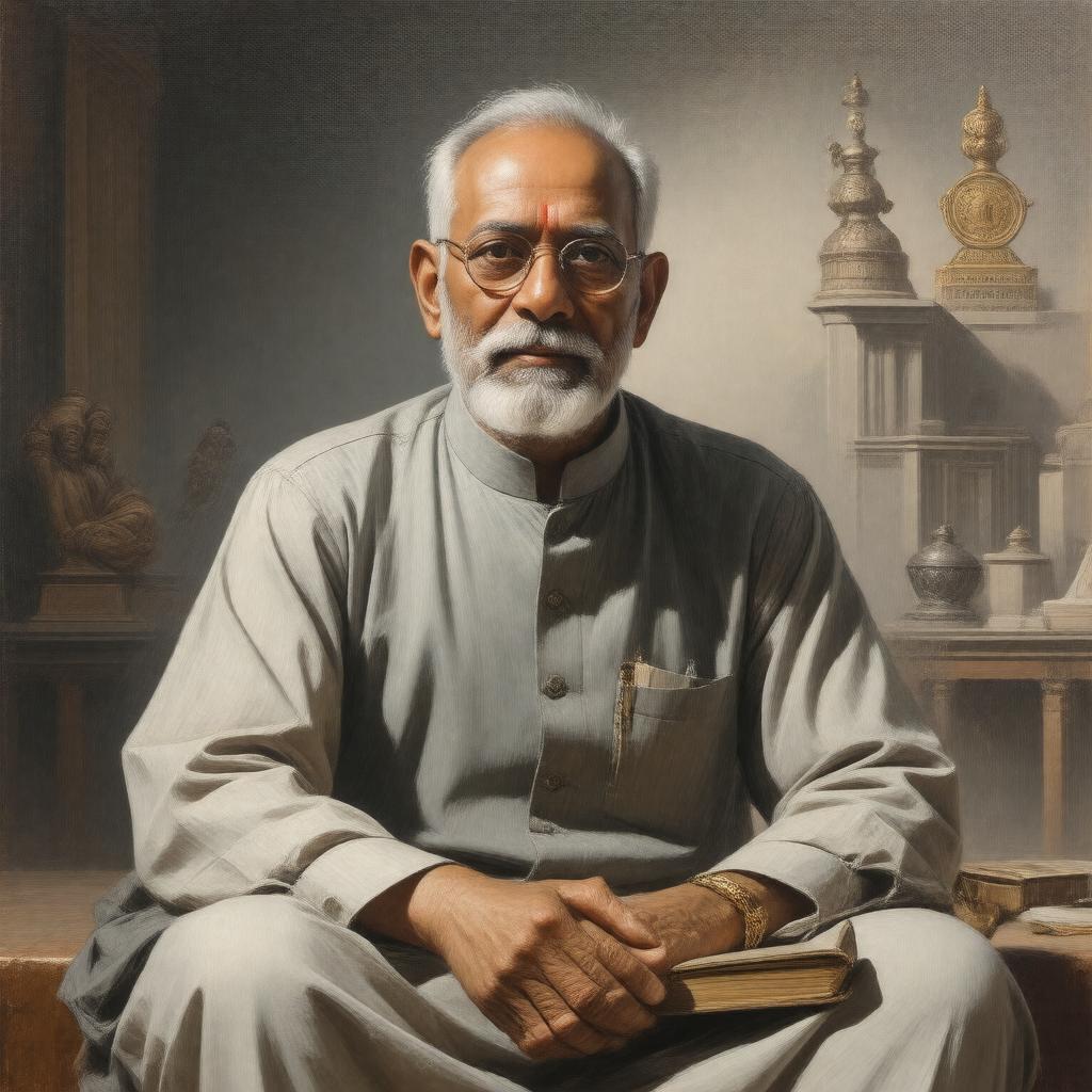 AI-created image of Dhondo Keshav Karve