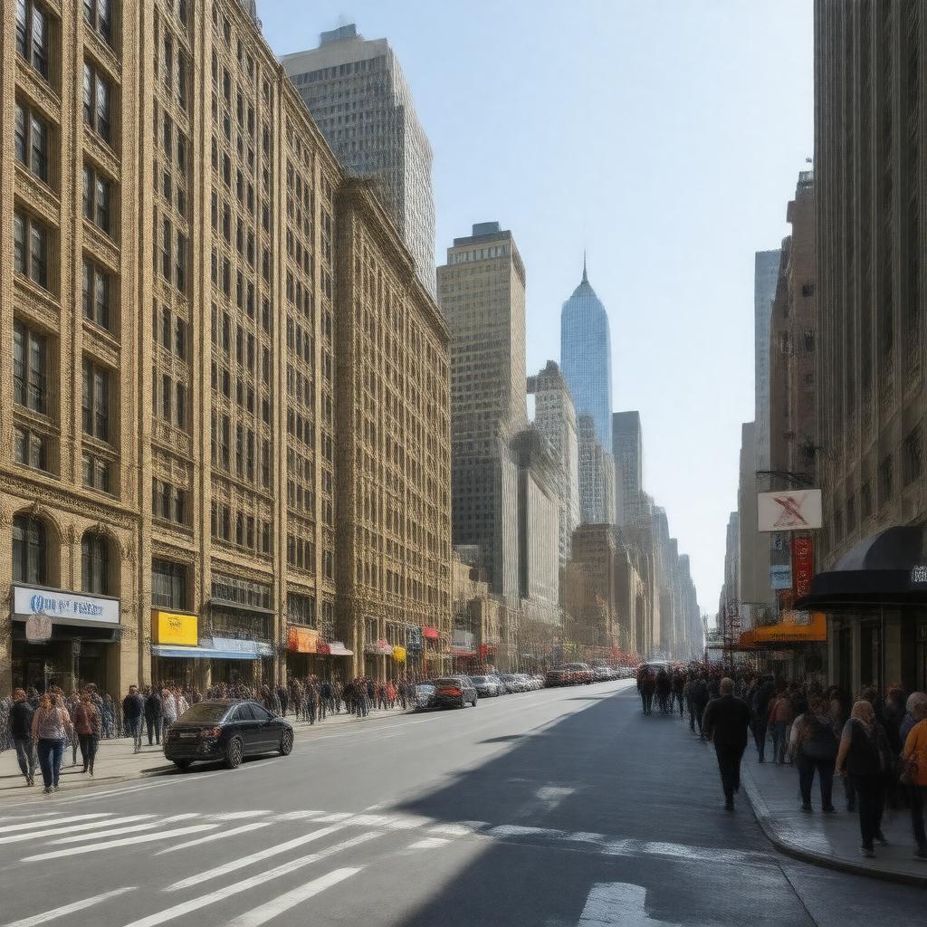 AI-created image of Diamond District