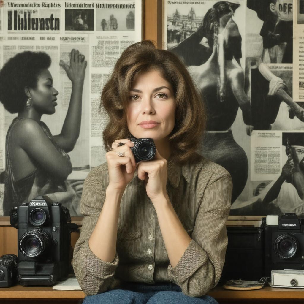 AI-created image of Diana Davies