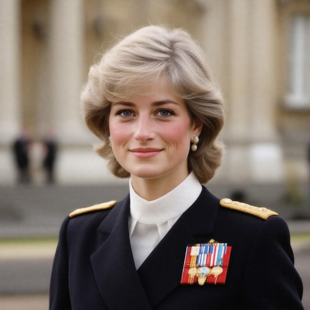 AI-created image of Diana Frances Spencer