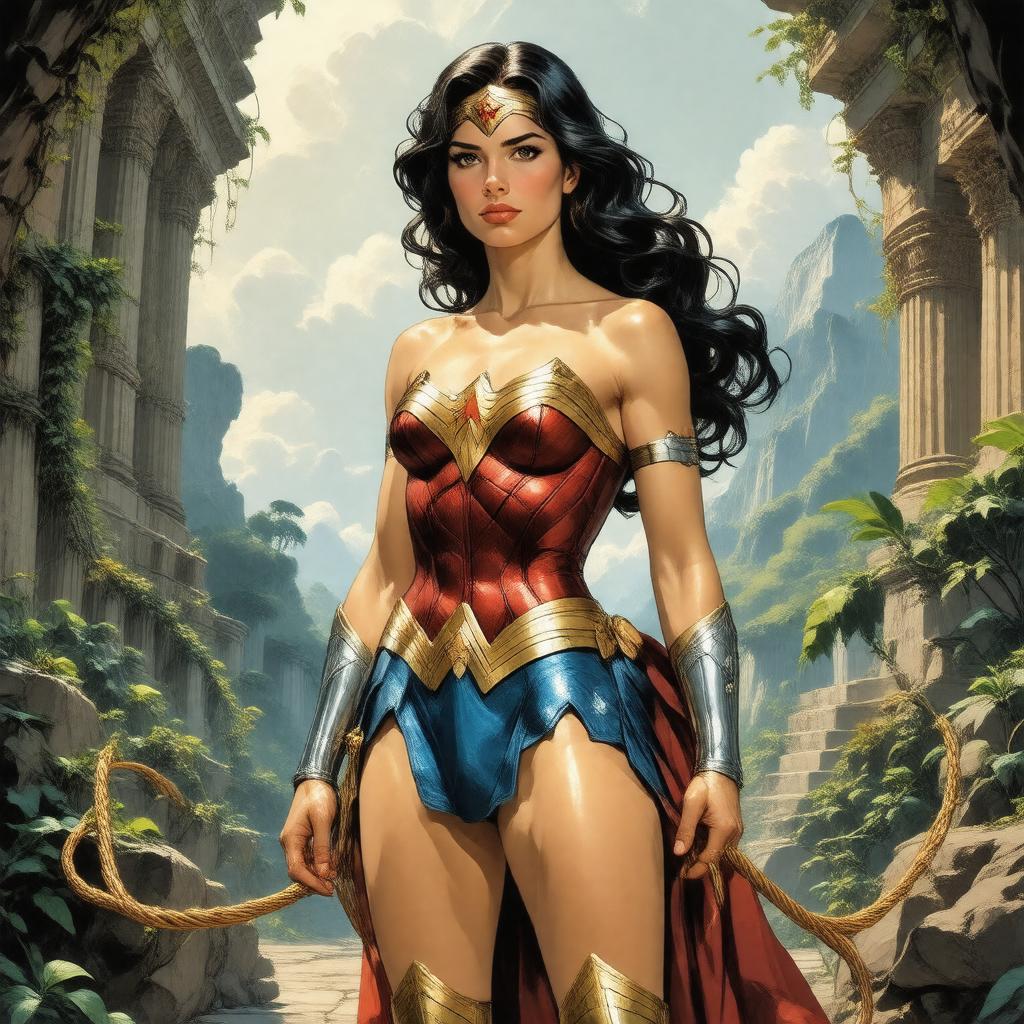 AI-created image of Diana Prince