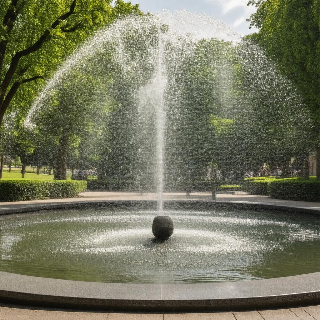 AI-created image of Diana, Princess of Wales Memorial Fountain