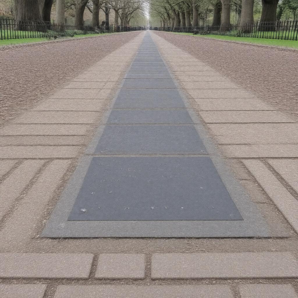 AI-created image of Diana, Princess of Wales Memorial Walk