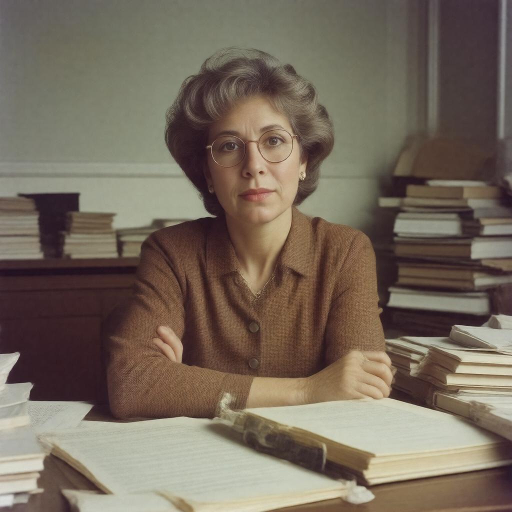 AI-created image of Diana Trilling