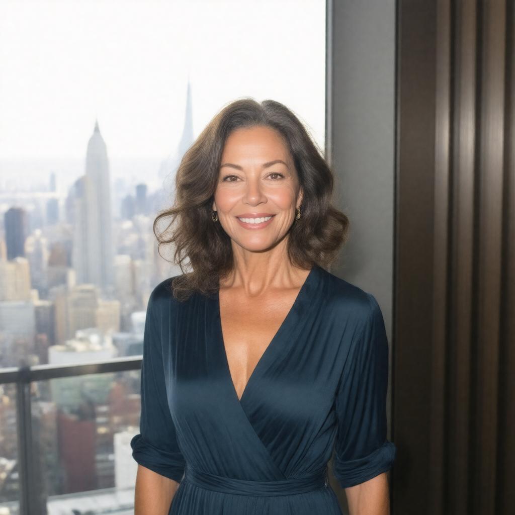 AI-created image of Diane von Fürstenberg