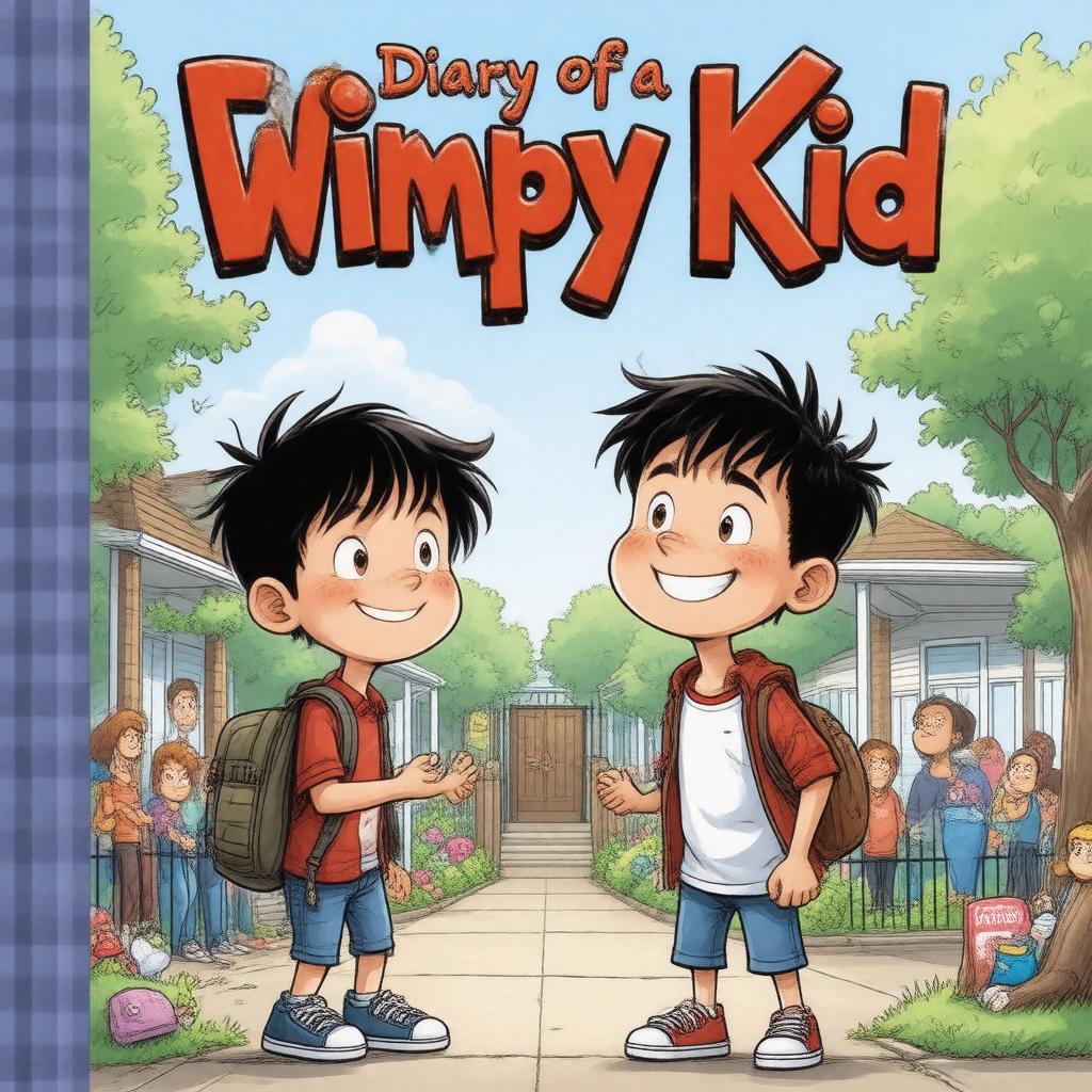 AI-created image of Diary of a Wimpy Kid