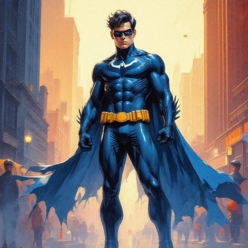AI-created image of Dick Grayson